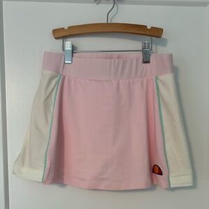 Ellesse Pink and White Women's Skirt, Size 4